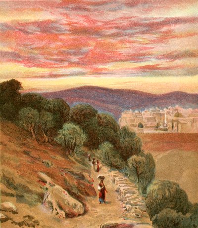 Monte de los Olivos y Jerusalén de Henry Andrew Harper