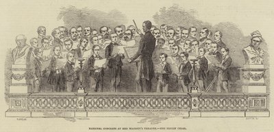 Conciertos Nacionales en el Teatro de Su Majestad, el Coro de Berlín de Henry Anelay