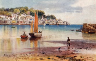 The Harbour, Appledore (litografía en color) de Henry B. (after) Wimbush