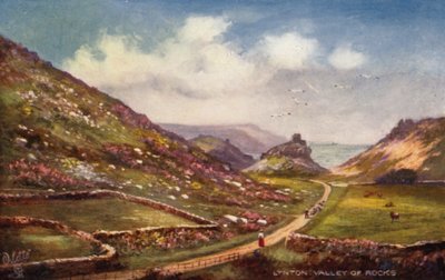 El Valle de las Rocas (litografía en color) de Henry B. (after) Wimbush