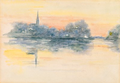 Iglesia y lago de Henry Bacon