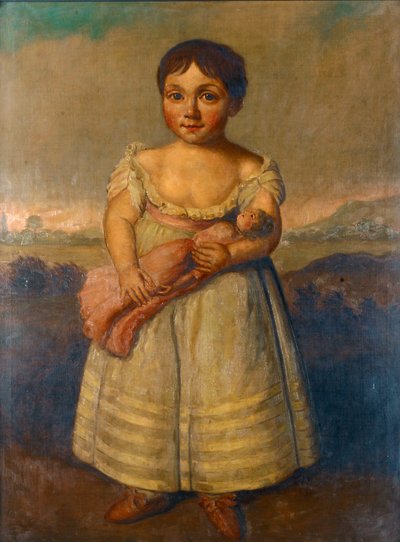 Horatia Nelson (1801-1881), c.1806 (óleo sobre lienzo) de Henry Bone