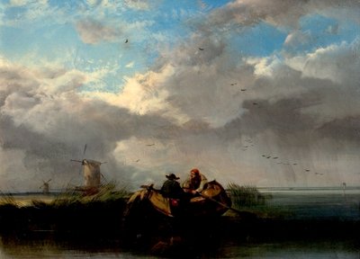 Norfolk Broads con barcos de Henry Bright