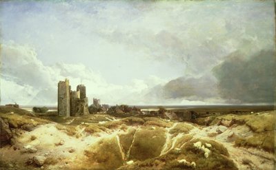 Castillo de Orford, 1856 de Henry Bright