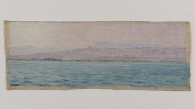 Orilla del Nilo, Egipto, hacia 1891 (óleo sobre lienzo) de Henry Brokman Knudsen