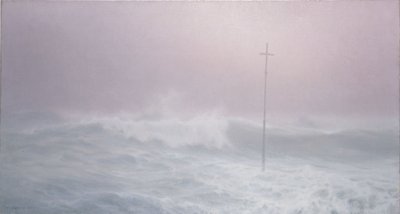 La Cruz en la Niebla, Bretaña de Henry Brokman Knudsen