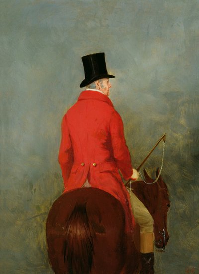 Retrato de Thomas Cholmondeley, primer Lord Delamere, en su cazador: Un estudio para 