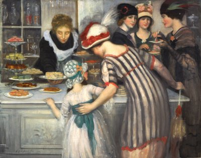 En la pastelería de Henry Caro Delvaille