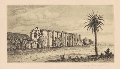 Misión San Gabriel Arcángel, 1883 de Henry Chapman Ford