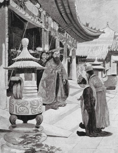 Un marqués y una marquesa del pueblo (litografía) de Henry Charles Seppings Wright