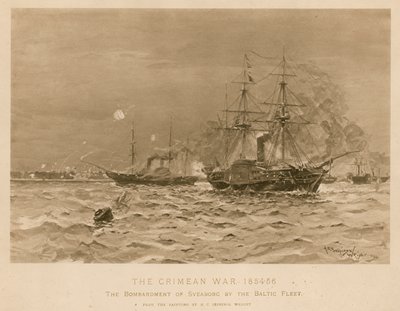 Bombardeo de Sveaborg por la Flota Báltica Británica, Guerra de Crimea de Henry Charles Seppings Wright