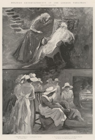 Entretenimientos festivos en los teatros de Londres de Henry Charles Seppings Wright