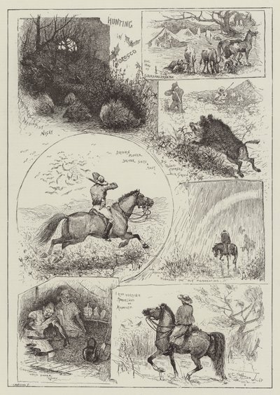 Caza en Marruecos de Henry Charles Seppings Wright