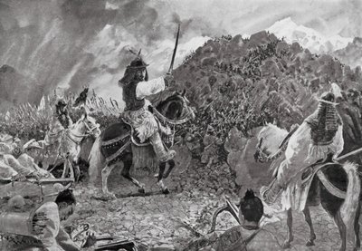 Incursiones en tribus salvajes (litografía) de Henry Charles Seppings Wright
