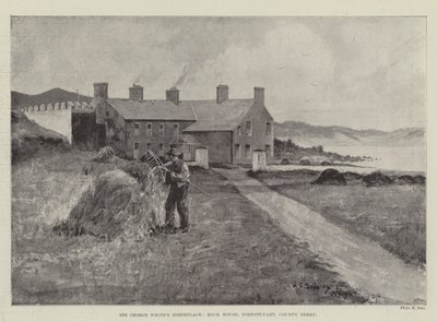 Lugar de nacimiento de Sir George White, Rock House, Portstewart, Condado de Derry de Henry Charles Seppings Wright