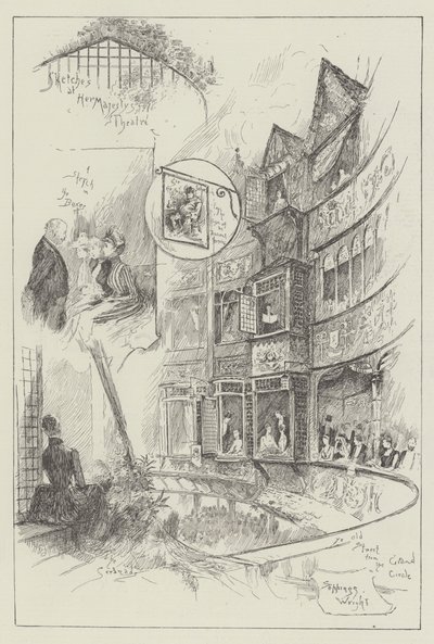Bocetos en el Teatro de Su Majestad de Henry Charles Seppings Wright