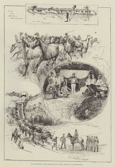 La expedición de la Compañía Británica de Sudáfrica a Matabeleland de Henry Charles Seppings Wright