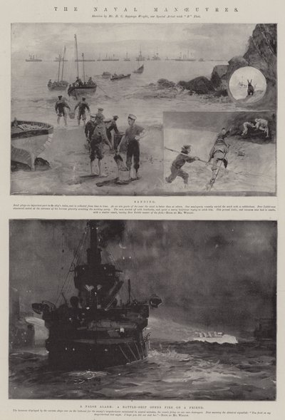 Las maniobras navales de Henry Charles Seppings Wright