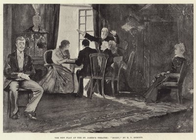 La nueva obra en el Teatro St James, Bogey, por H V Esmond de Henry Charles Seppings Wright
