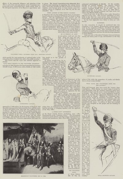Tipos de voluntarios hace cien años de Henry Charles Seppings Wright