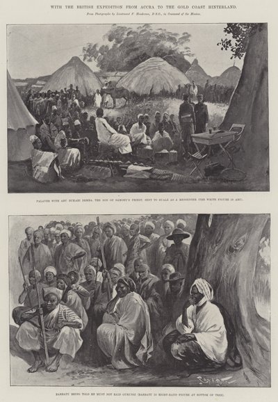 Con la expedición británica de Accra al interior de la Costa de Oro de Henry Charles Seppings Wright