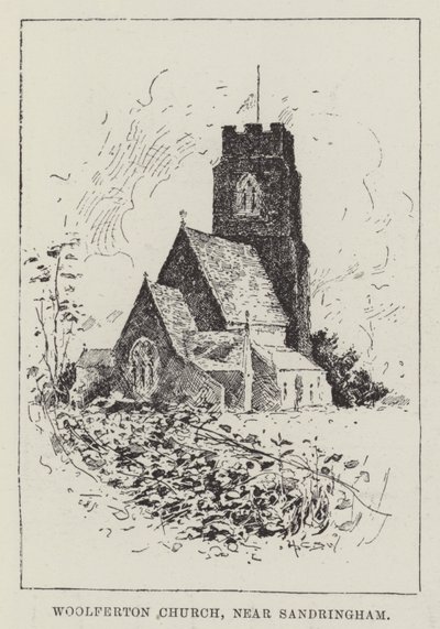 Iglesia de Woolferton, cerca de Sandringham de Henry Charles Seppings Wright