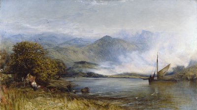 Recién llegados por el Sloop (en el valle de Conway, Gales del Norte) de Henry Clarence Whaite