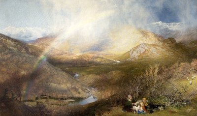 El arco iris, 1862 de Henry Clarence Whaite