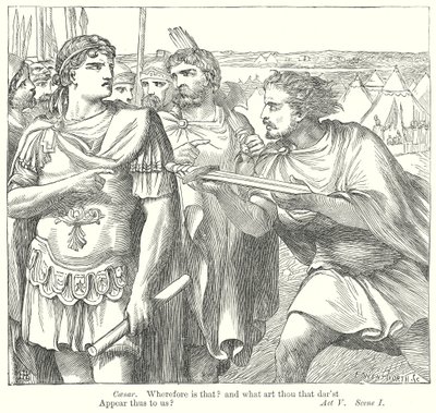 Antonio y Cleopatra (grabado) de Henry Courtney (after) Selous