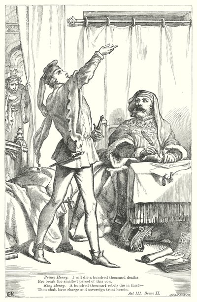 Rey Enrique IV Parte I (grabado) de Henry Courtney (after) Selous