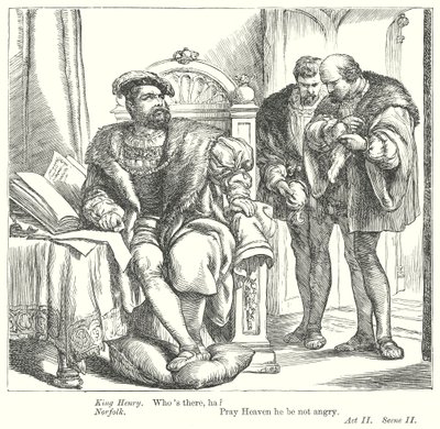 Rey Enrique VIII (grabado) de Henry Courtney (after) Selous