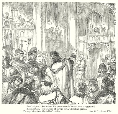 Rey Ricardo III (grabado) de Henry Courtney (after) Selous