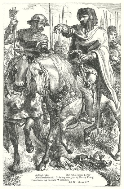 Rey Ricardo II (grabado) de Henry Courtney (after) Selous