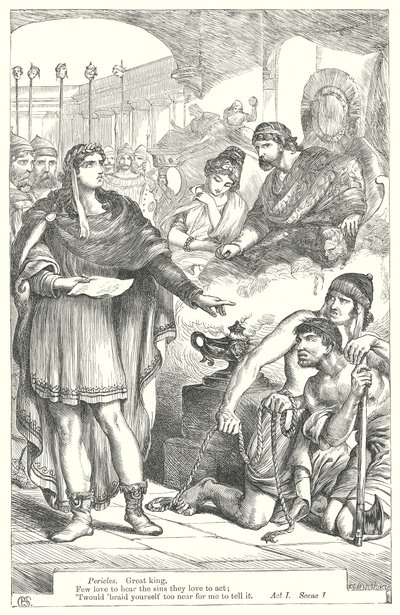 Pericles (grabado) de Henry Courtney (after) Selous