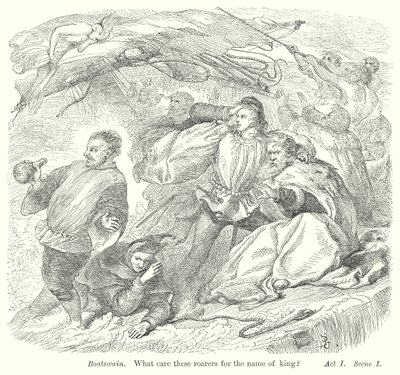 La Tempestad (grabado) de Henry Courtney (after) Selous