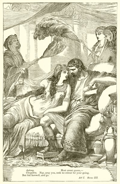 Antonio y Cleopatra de Henry Courtney Selous