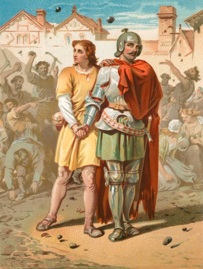 Cristiano y Fiel en la Feria de la Vanidad de Henry Courtney Selous