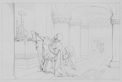 Episodio de la vida de Robert Bruce, según Sir Walter Scott de Henry Courtney after Selous