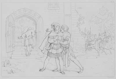 Episodio de la vida de Robert Bruce, según Sir Walter Scott de Henry Courtney after Selous