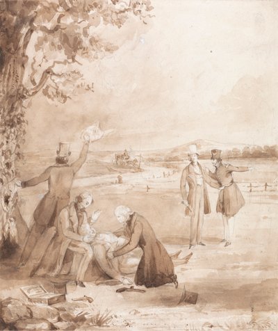 La vida de un noble: Escena octava - El duelo de Henry Dawe