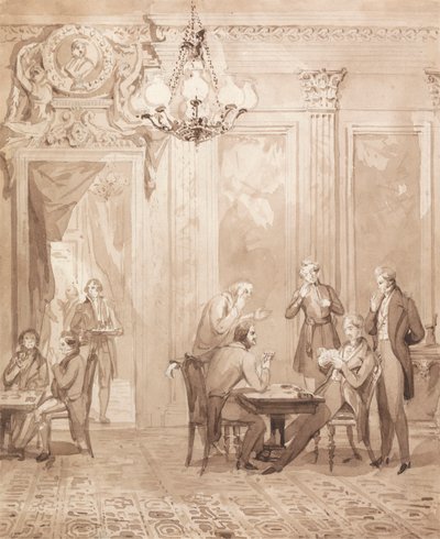 La vida de un noble: Escena quinta - La casa de juego de Henry Dawe