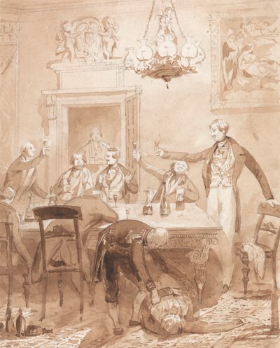 La vida de un noble: Escena segunda - La primera fiesta de Henry Dawe