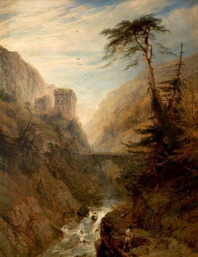 Un valle de Derbyshire de Henry Dawson