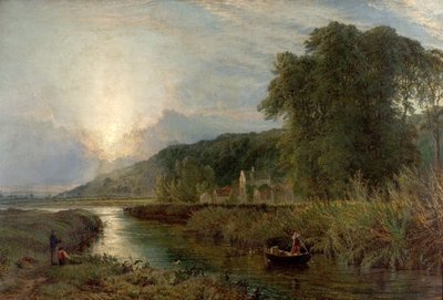 El Molino del Rey, Castle Donington, Leicestershire, 1862 de Henry Dawson