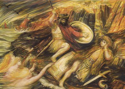 La muerte de Sigfrido de Henry De Groux