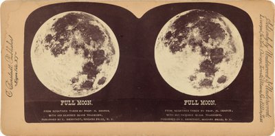 "Luna llena",1860 (foto) de Henry Draper