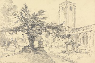 Iglesia de Berry Pomeroy de Henry Edridge