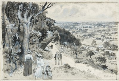 Alderley Edge, un picnic de Henry Edward Tidmarsh
