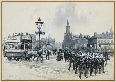 Ardwick Green e Iglesia Metodista Libre de Henry Edward Tidmarsh