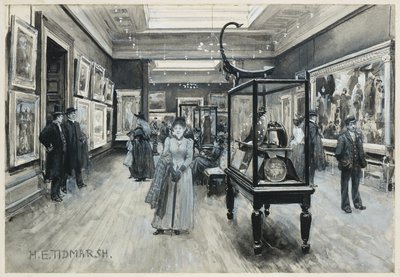 Vista interior de la Galería de Arte de Henry Edward Tidmarsh